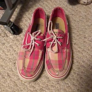 Pink & Green Sperry’s